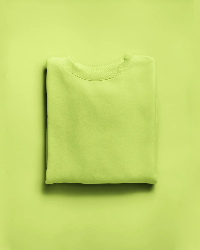 Melangebox Drop Shoulder Sweatshirt: Lemonade