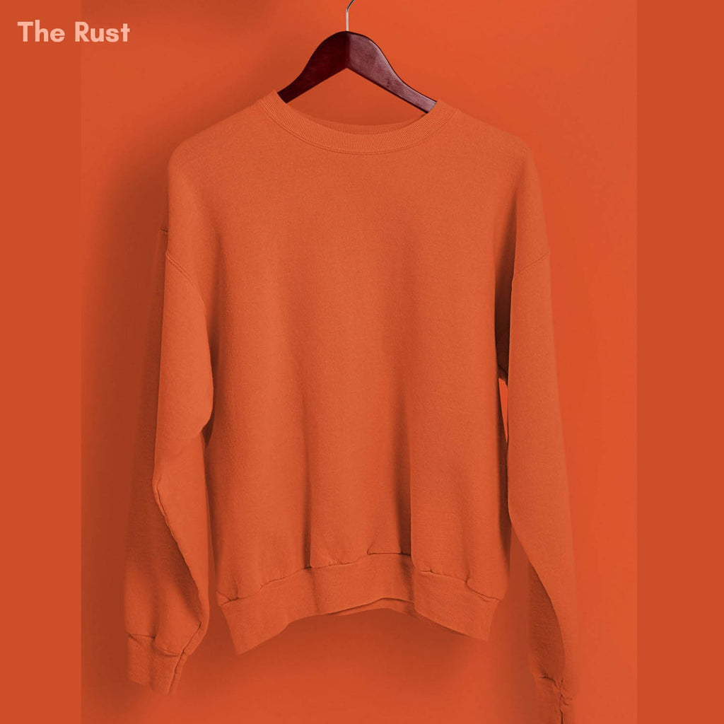 Melangebox Solid Pack of 3: Drop Shoulder Sweatshirt
