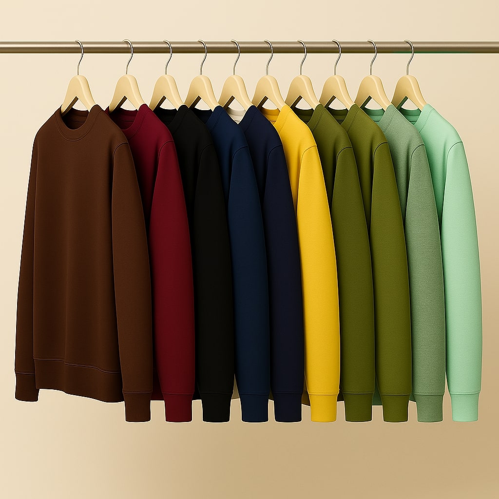 Drop shoulder sweatshirts