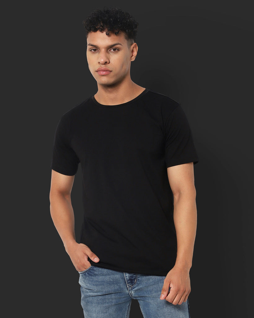 Melangebox Next Generation Crew Neck: Jet Black