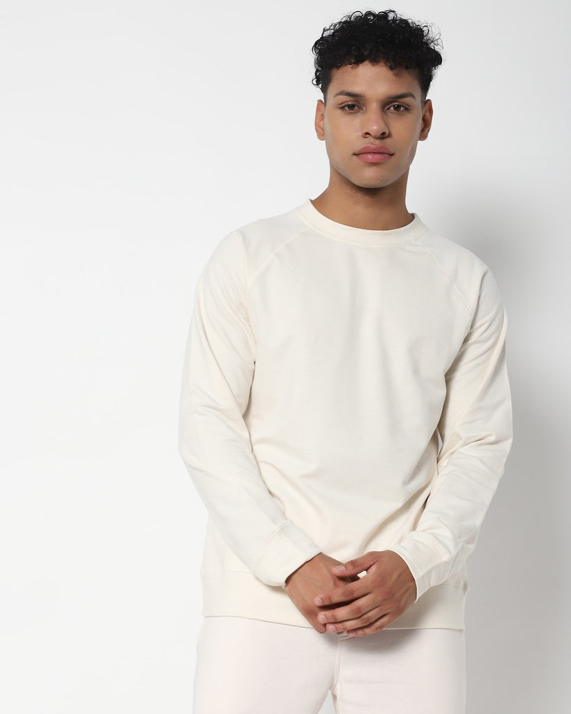 Melangebox HW Crewâ„¢ Sweatshirt: Ivory Cream