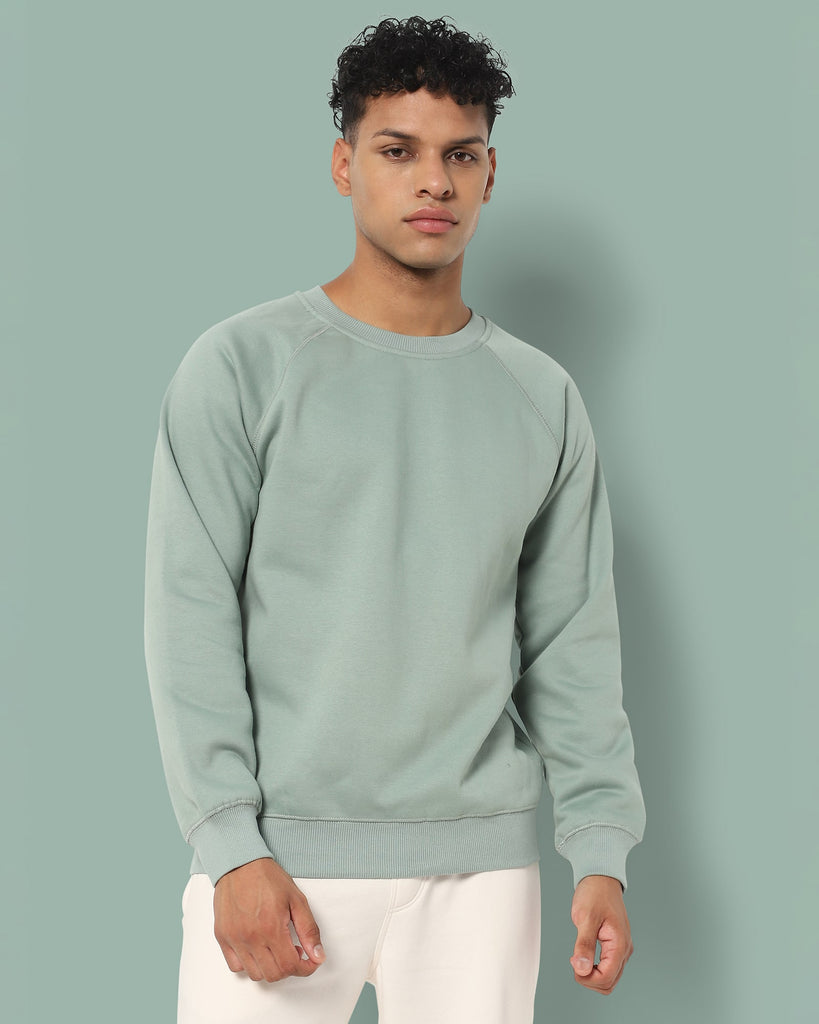 Melangebox HW Crewâ„¢ Sweatshirt: Tiffany Green