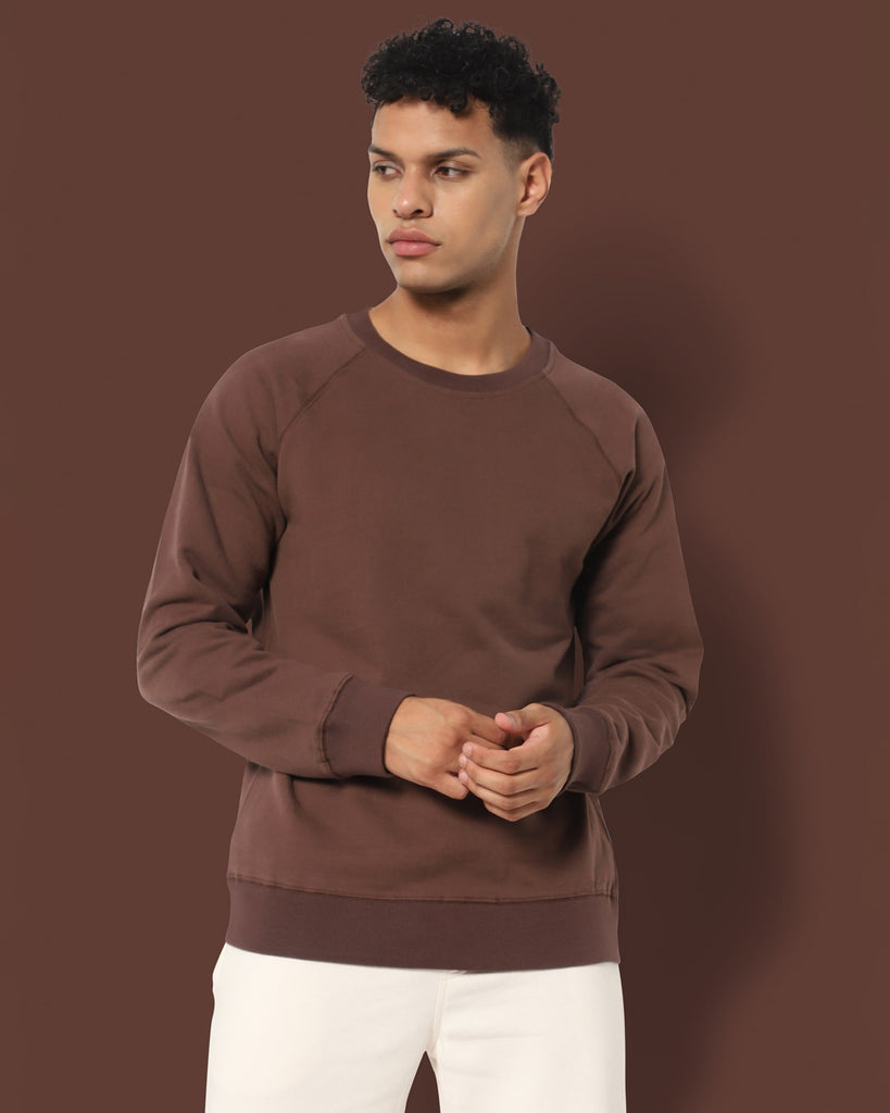 Melangebox HW Crewâ„¢ Sweatshirt: Chocolate