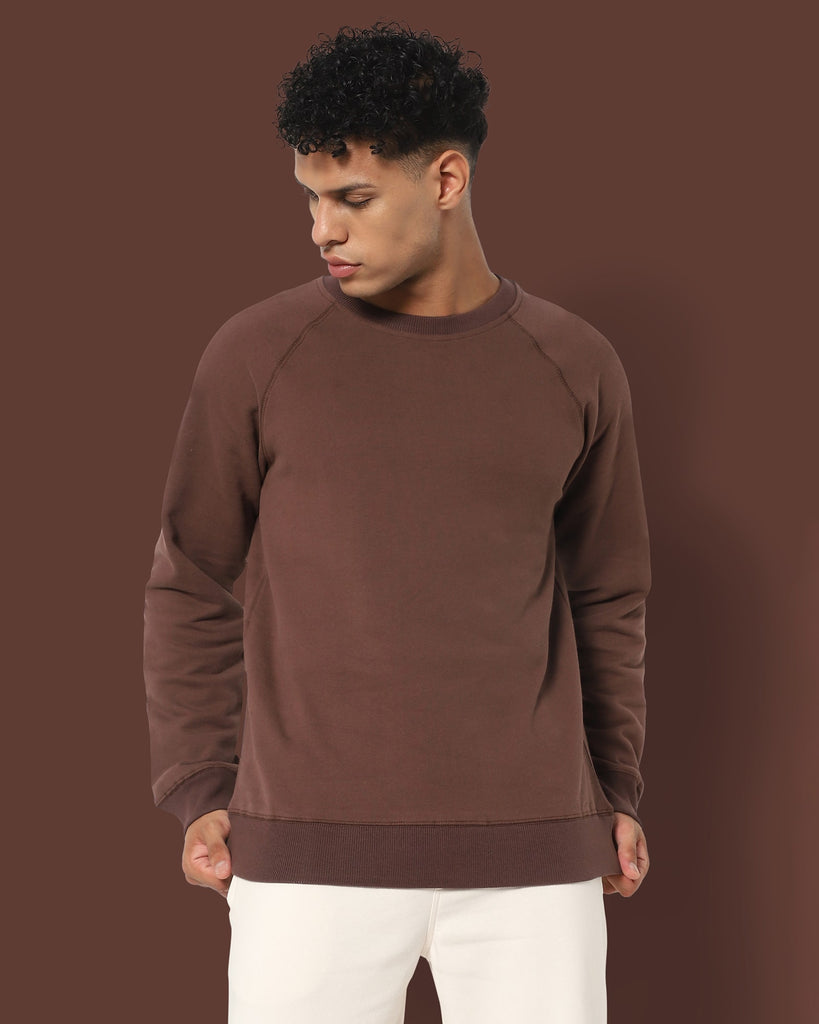 Melangebox HW Crewâ„¢ Sweatshirt: Chocolate