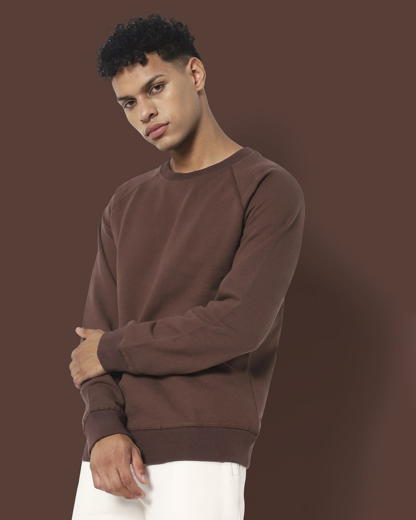 Melangebox HW Crewâ„¢ Sweatshirt: Chocolate