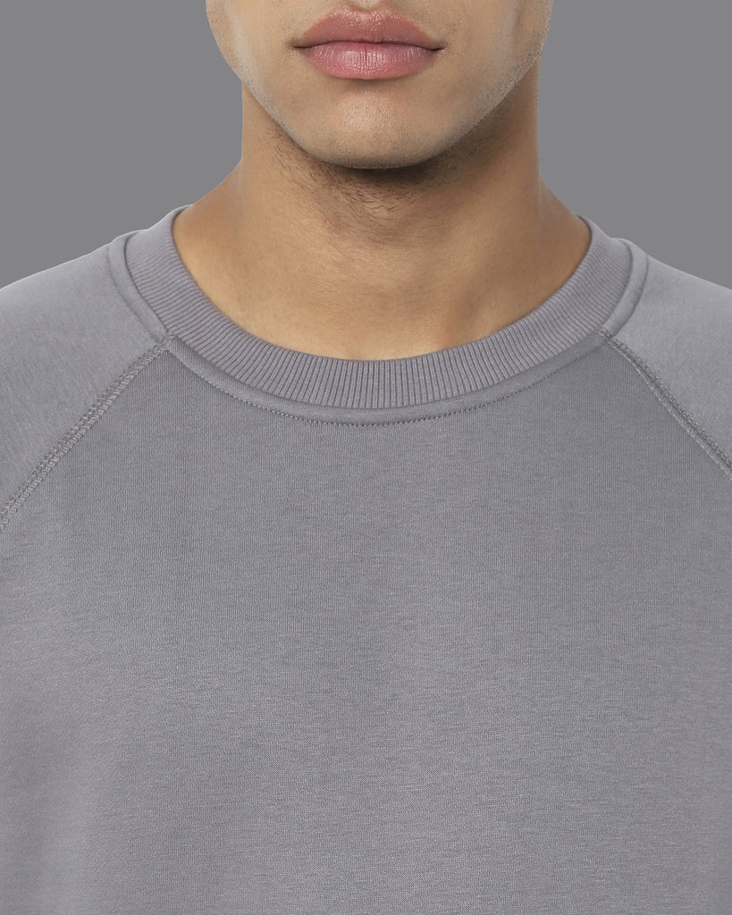 Melangebox HW Crew Sweatshirt: Steel Grey