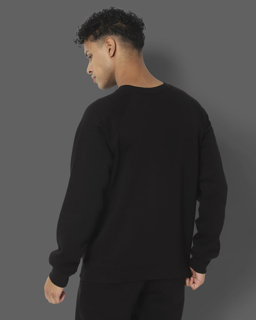 Melangebox HW Crew Sweatshirt: Black