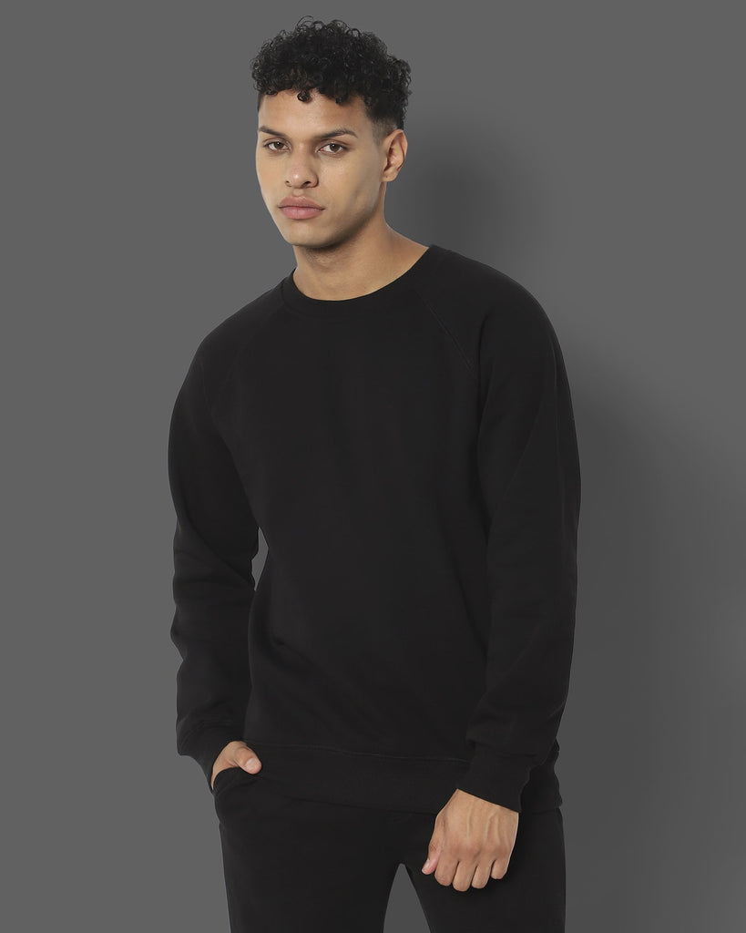 Melangebox HW Crew Sweatshirt: Black