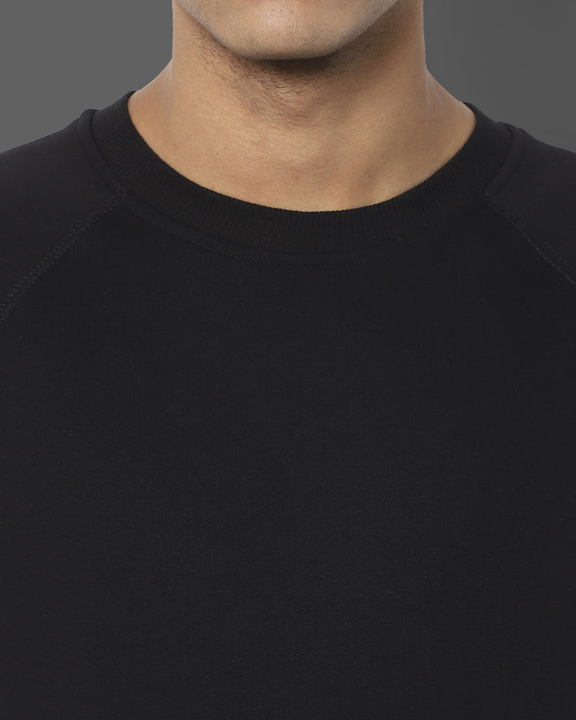 Melangebox HW Crew Sweatshirt: Black