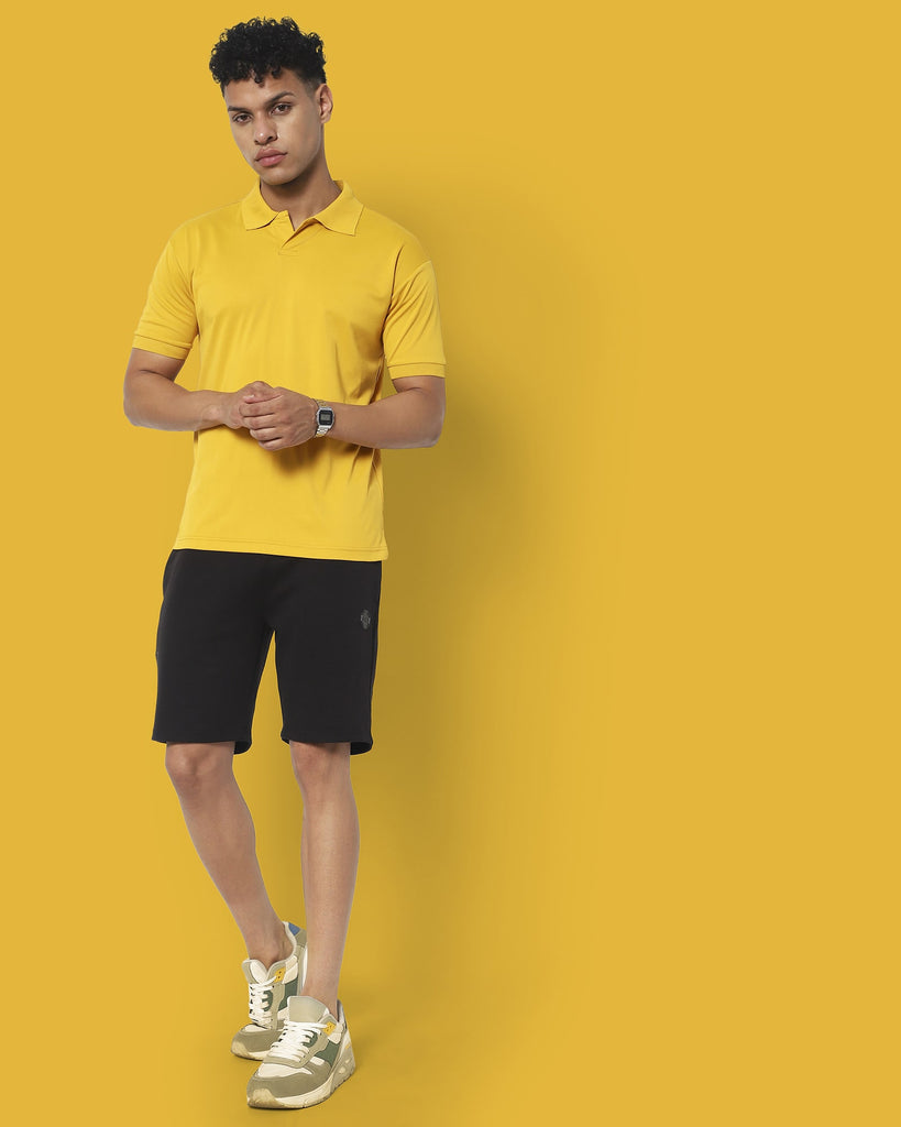 Melangebox Swift Dry Polo : Mustard