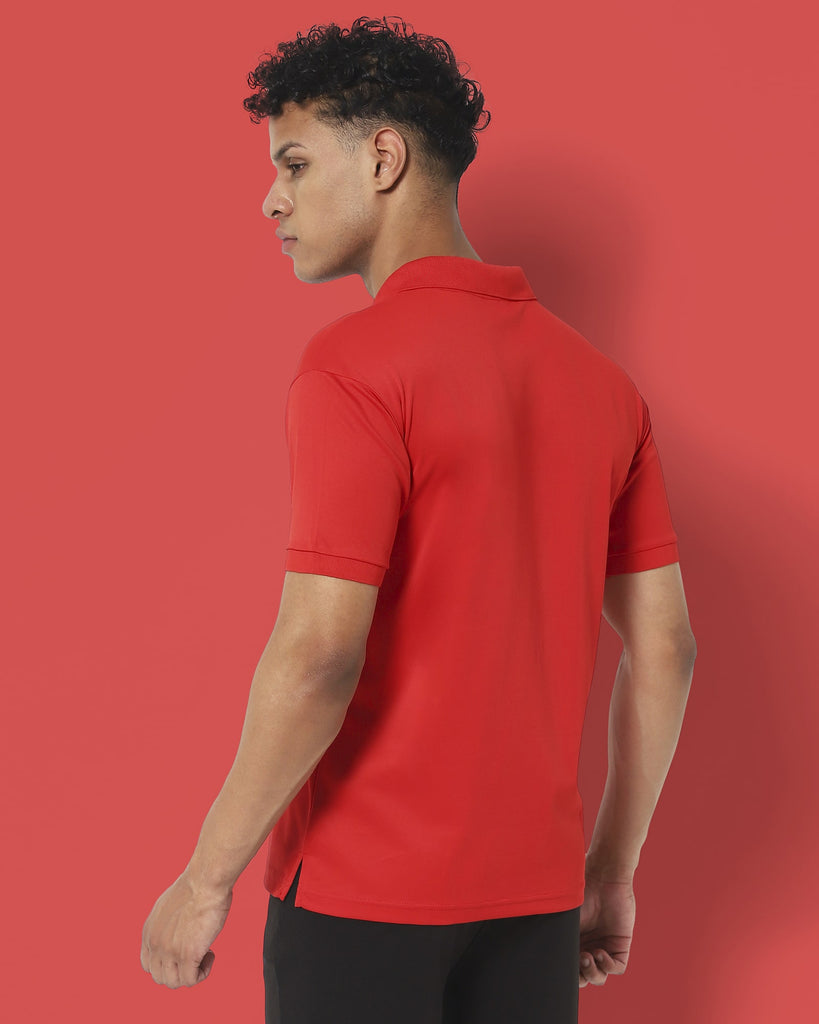 Melangebox Swift Dry Polo : Red