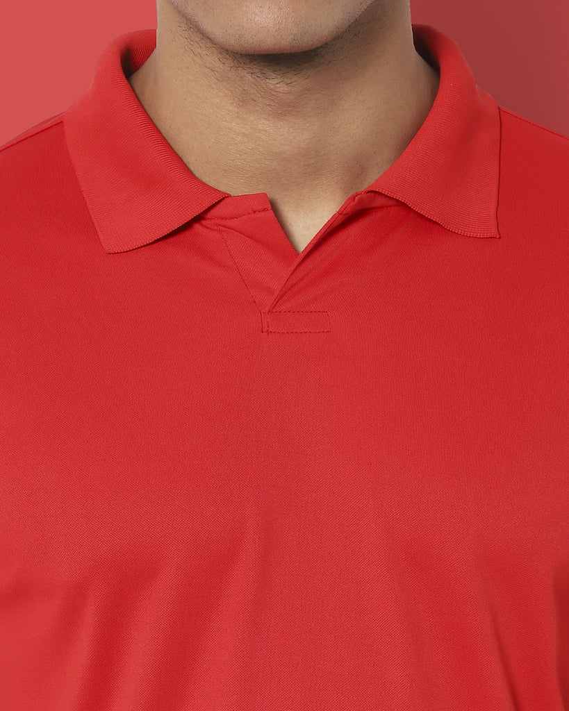 Melangebox Swift Dry Polo : Red