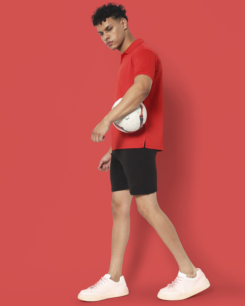 Melangebox Swift Dry Polo : Red