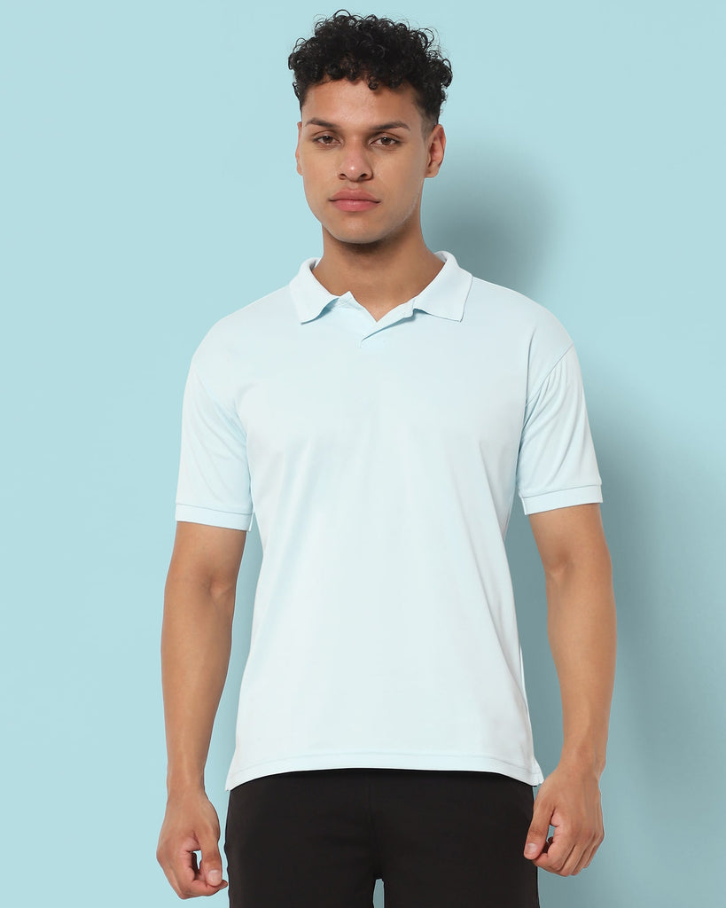 Melangebox Swift Dry Polo : Celeste