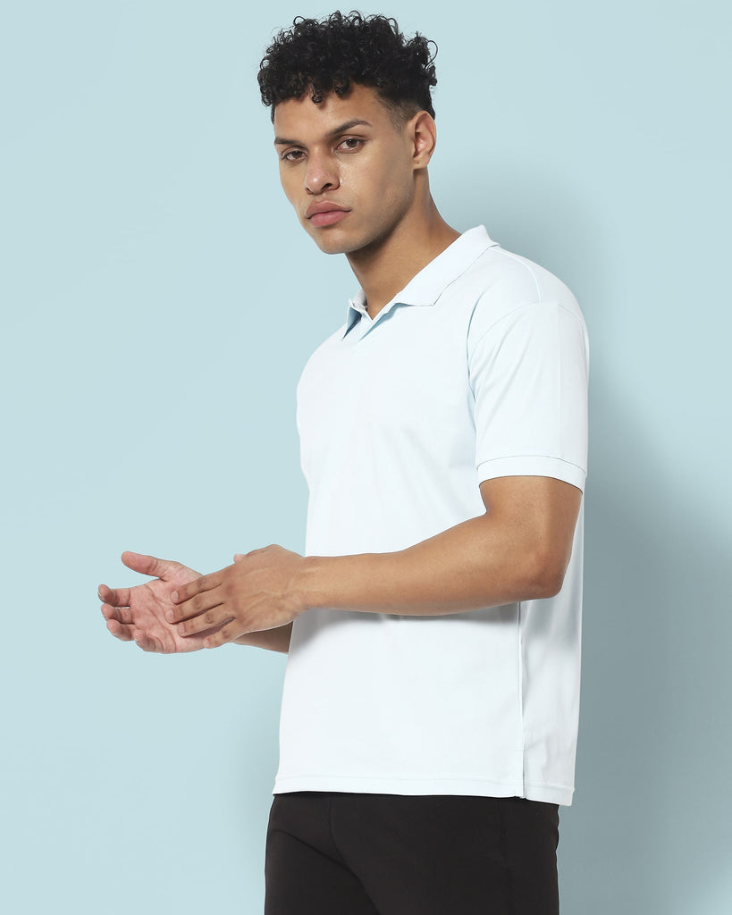 Melangebox Swift Dry Polo : Celeste