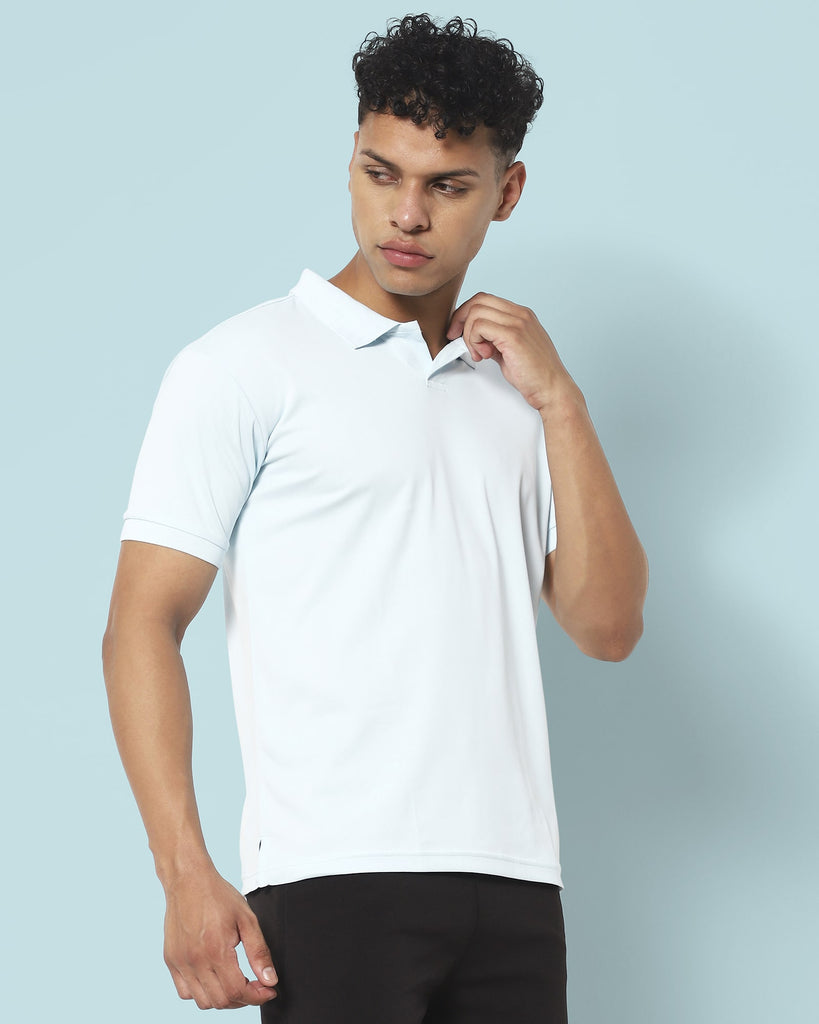 Melangebox Swift Dry Polo : Celeste