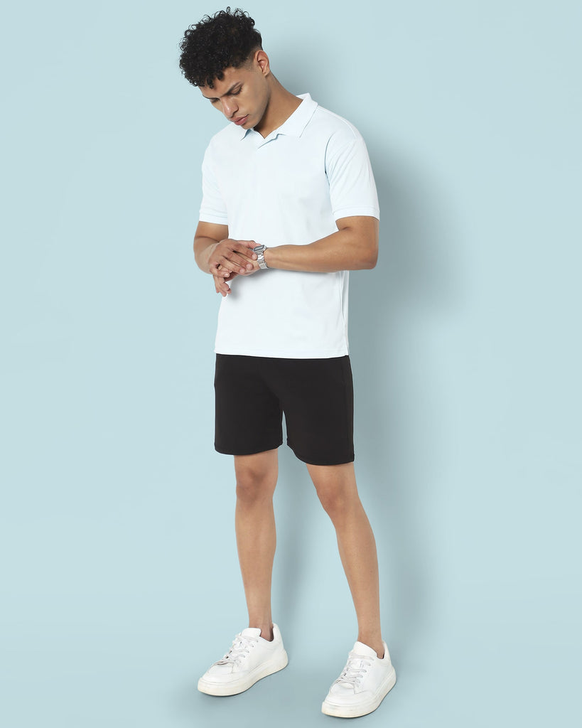 Melangebox Swift Dry Polo : Celeste