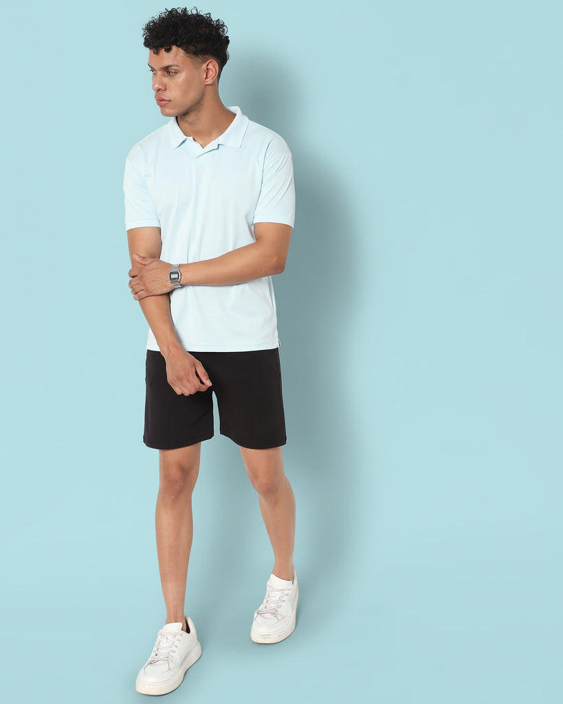 Melangebox Swift Dry Polo : Celeste