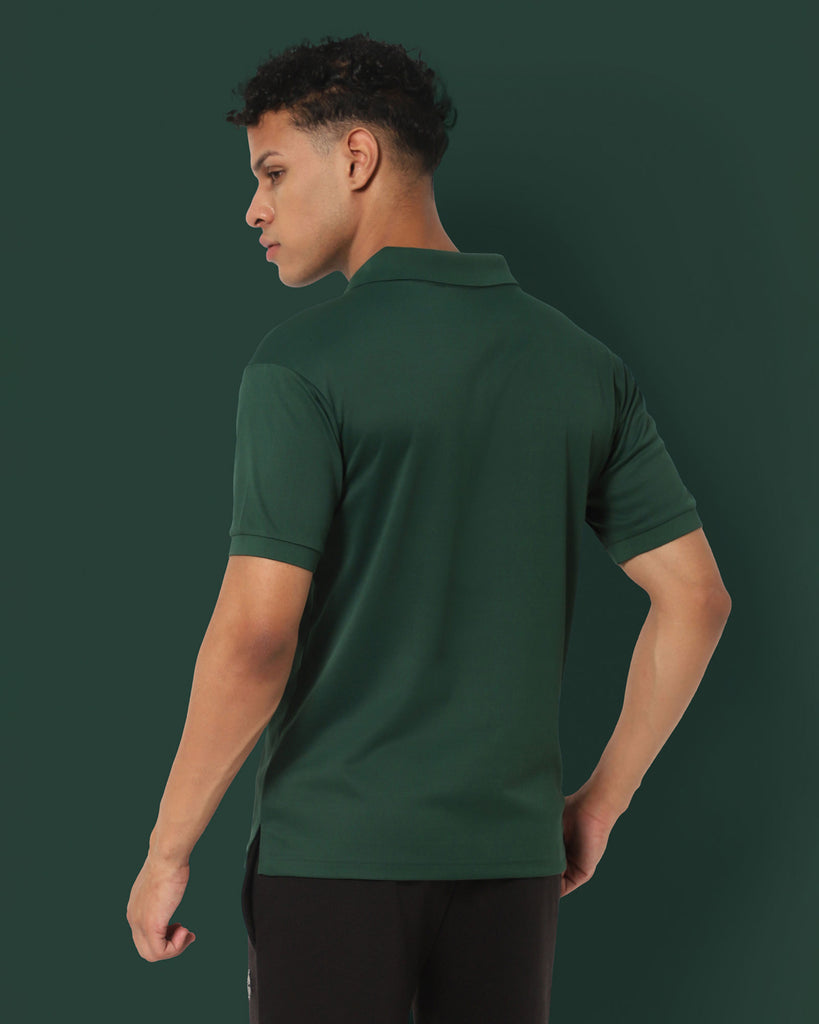 Melangebox Swift Dry Polo : Emerald Green