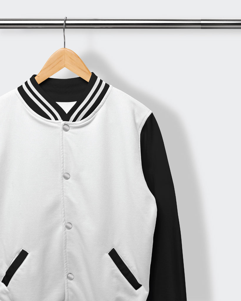 Melangebox Champion Varsity Jacket: Panda Chic