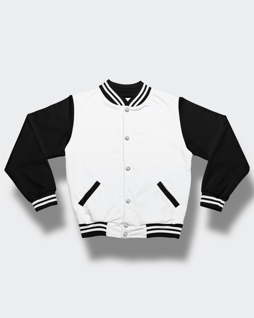 Melangebox Champion Varsity Jacket: Panda Chic