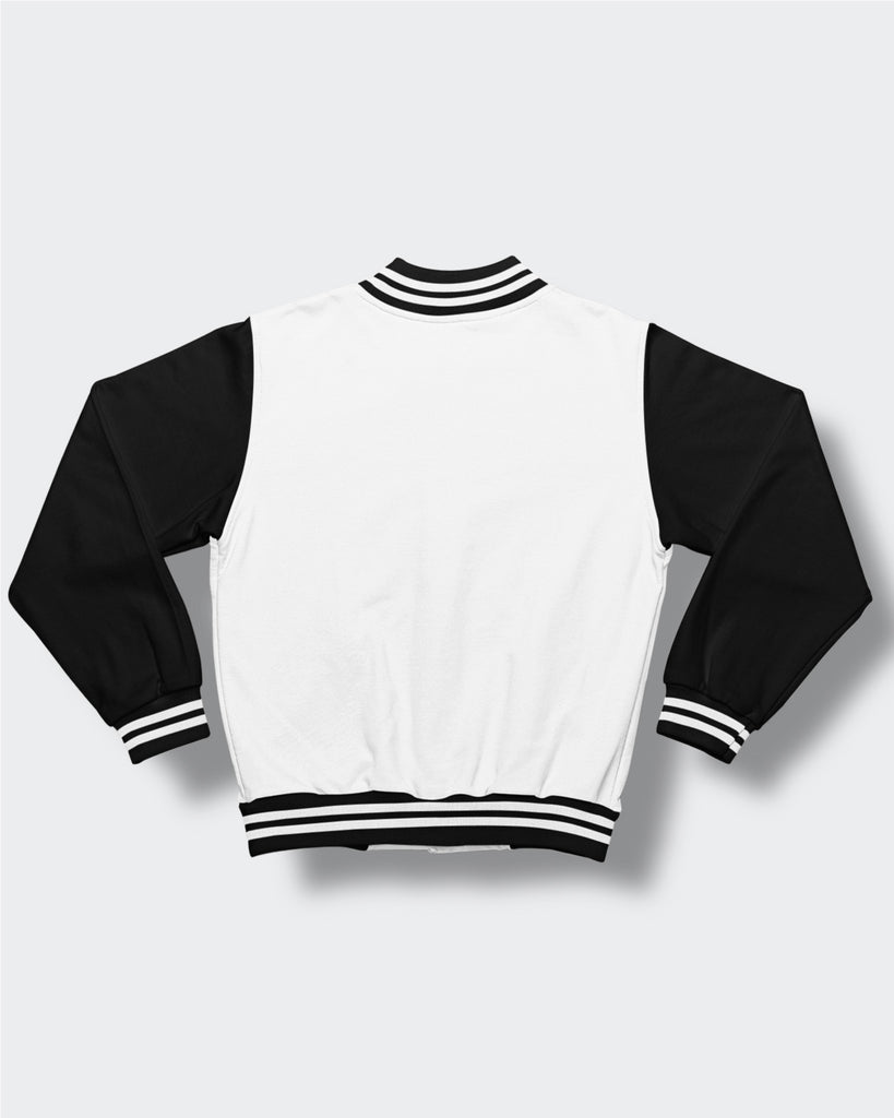 Melangebox Champion Varsity Jacket: Panda Chic