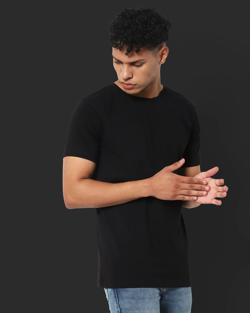 Melangebox Next Generation Crew Neck: Jet Black