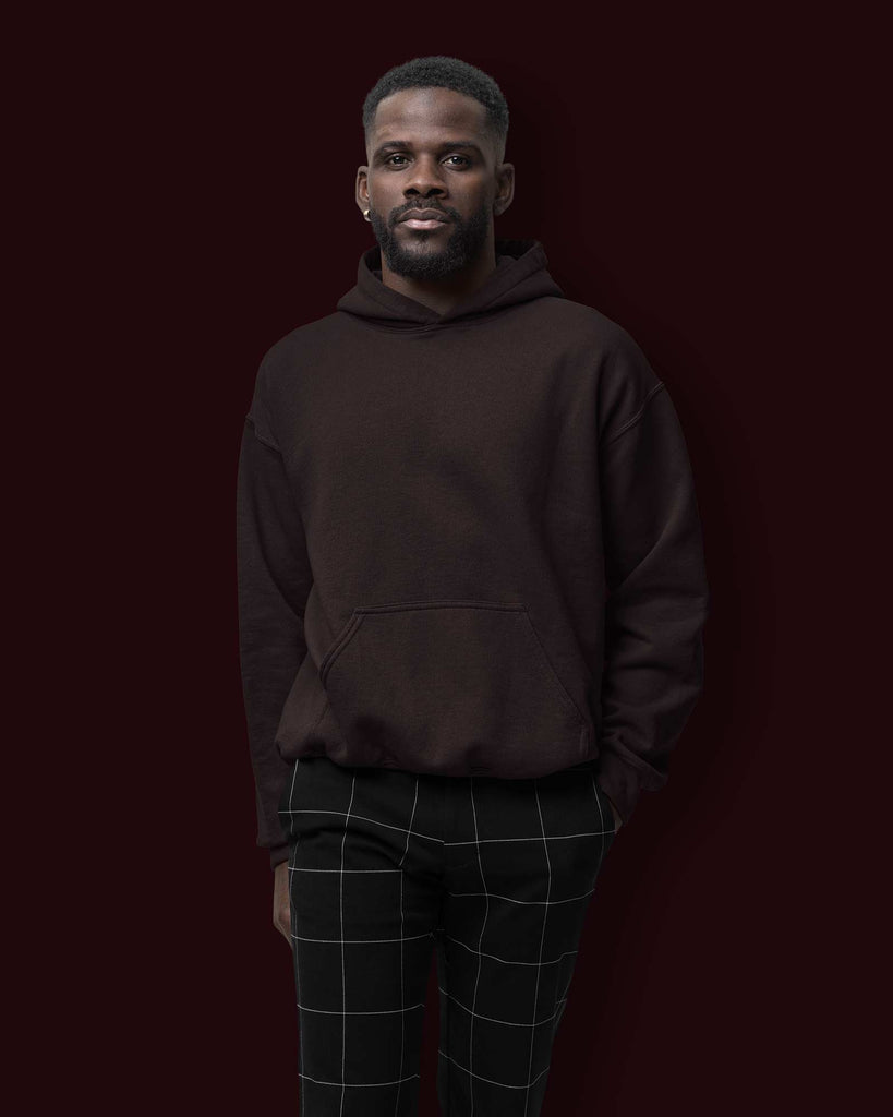 Melangebox Classic Hoodie: Chocolate