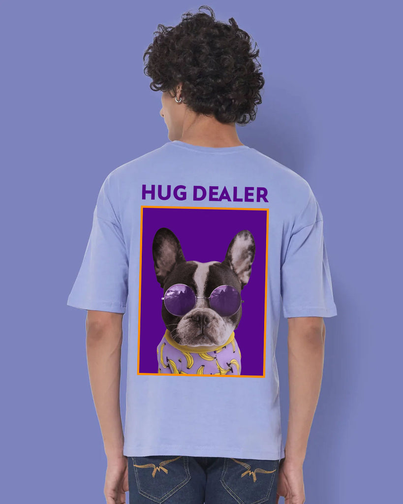 Melangebox Hug Dealer Dropshoulder Crew Neck: Periwinkle