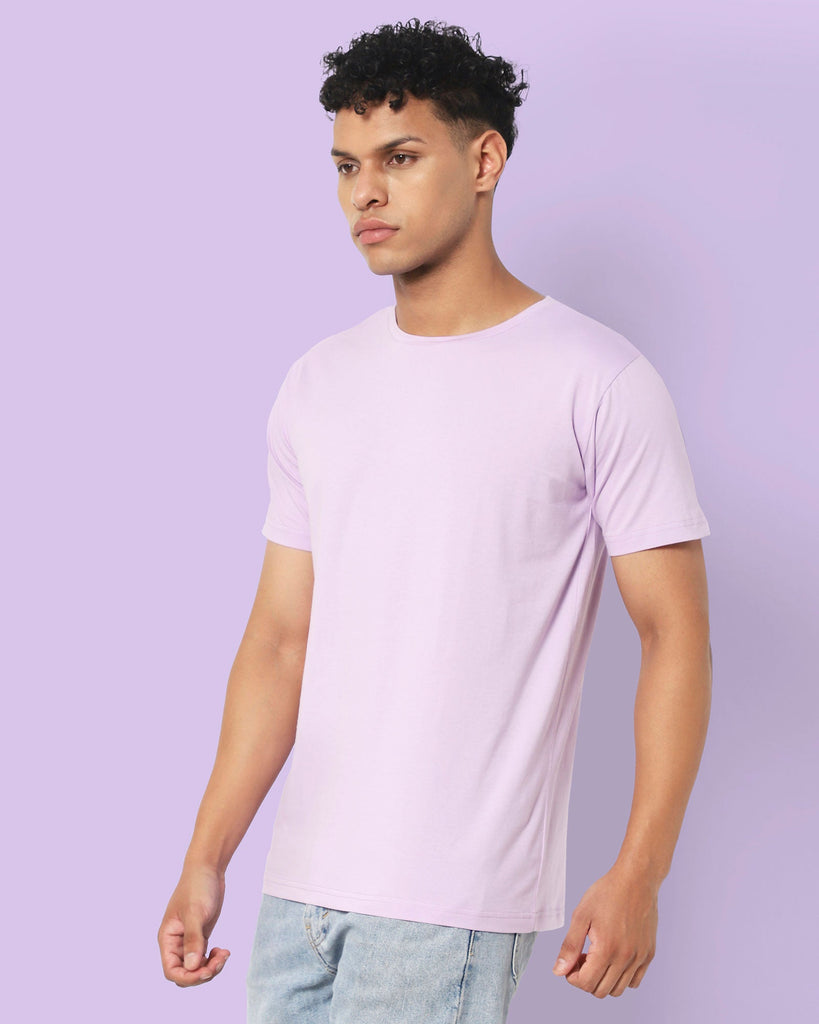 Melangebox Next Generation Crew Neck Tee: Lavender