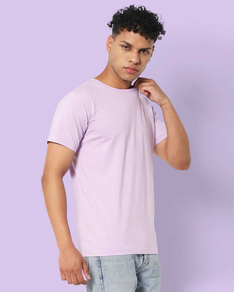 Melangebox Next Generation Crew Neck Tee: Lavender