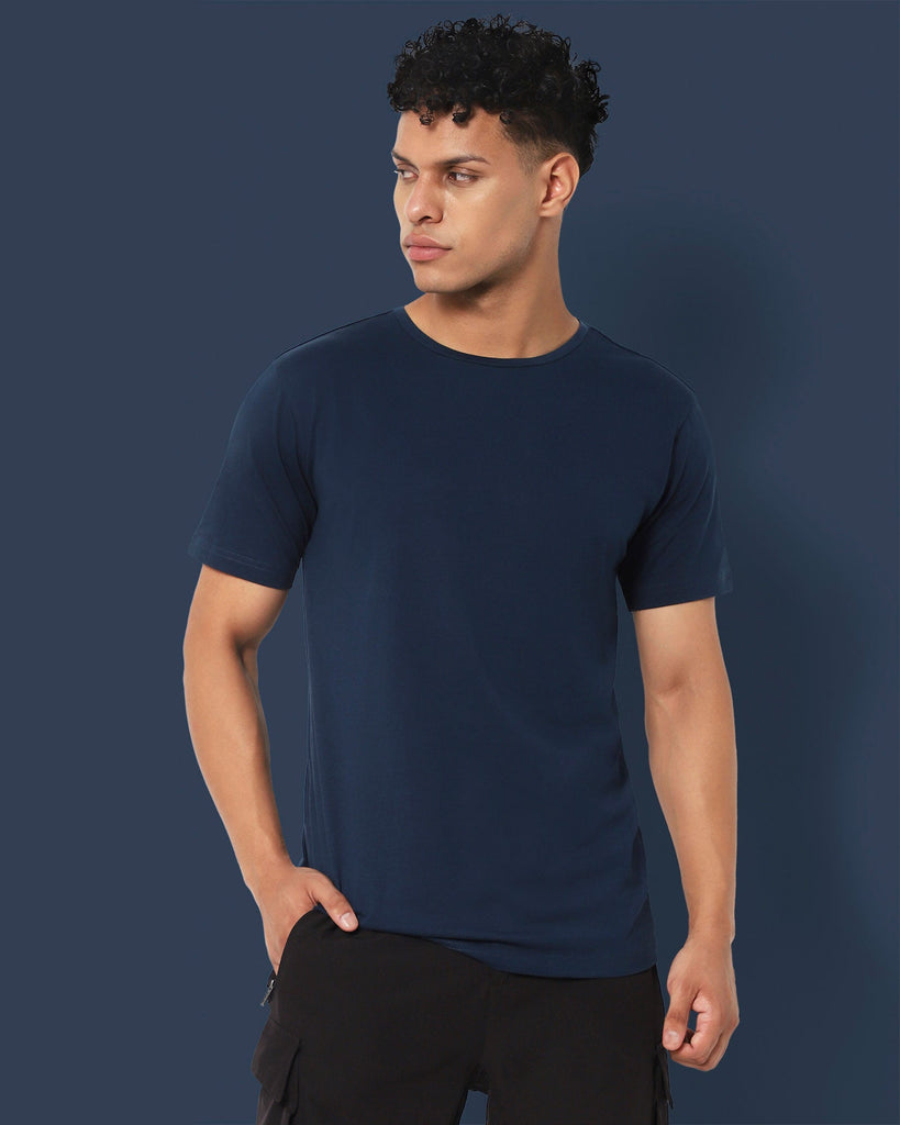 Melangebox Next Generation Crew Neck Tee: Deep Teal