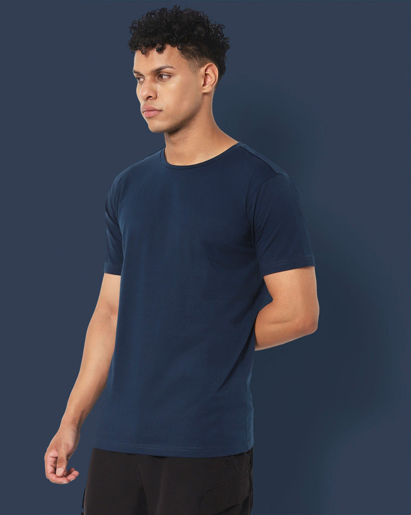 Melangebox Next Generation Crew Neck Tee: Deep Teal