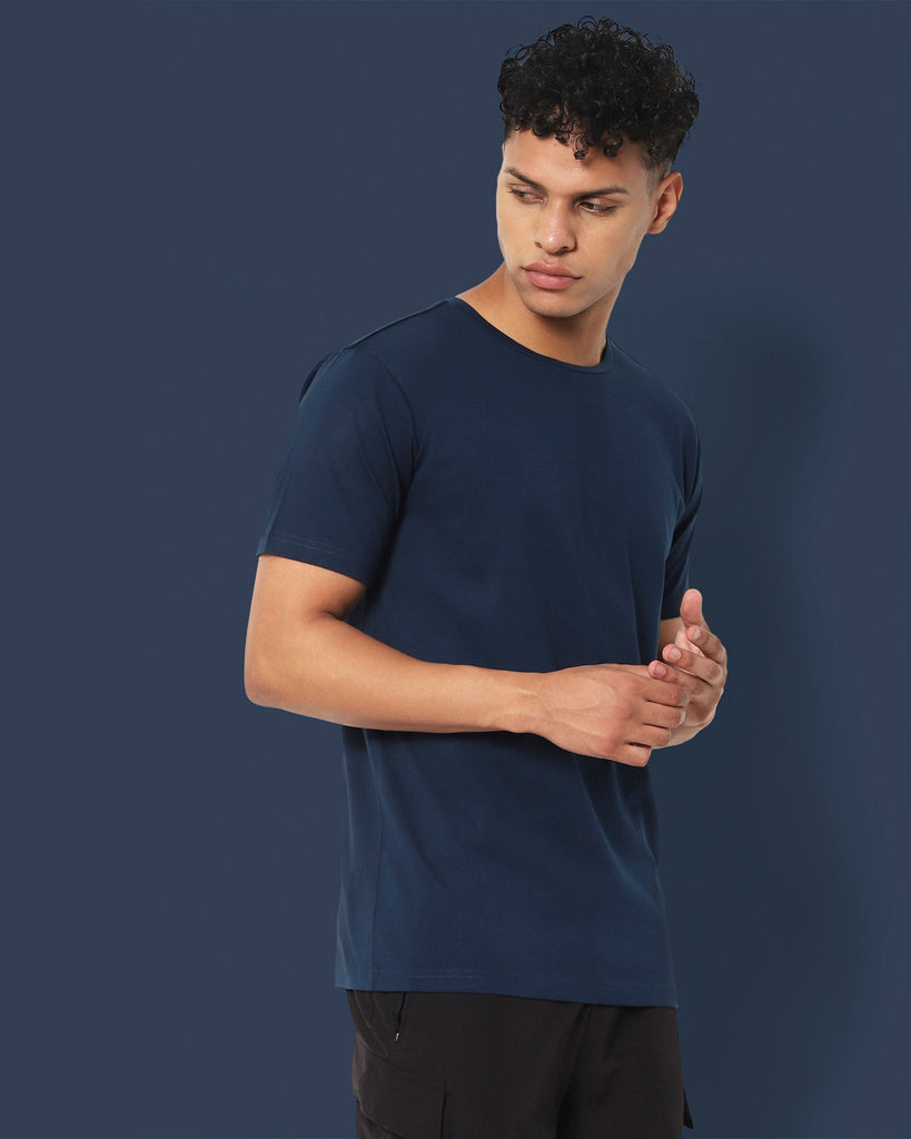 Melangebox Next Generation Crew Neck Tee: Deep Teal