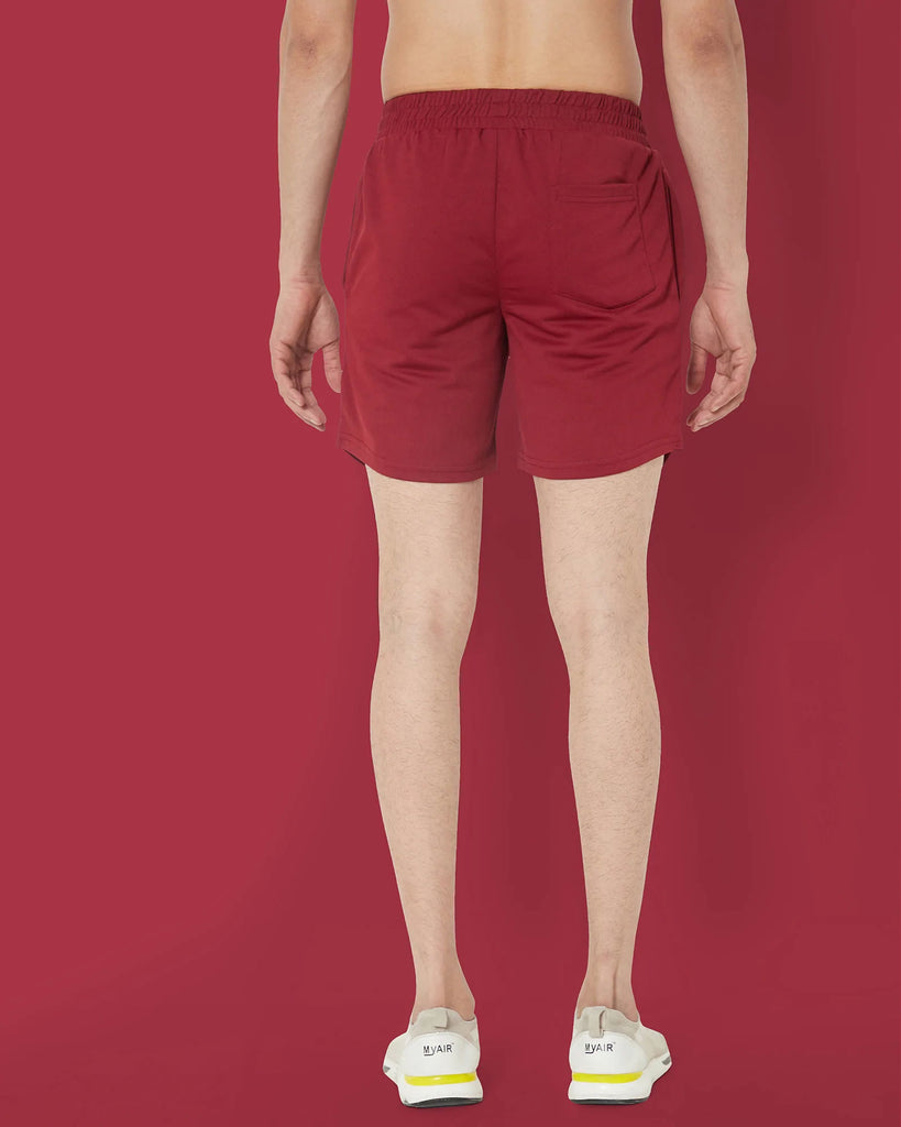 Active Shorts : Maroon Berry