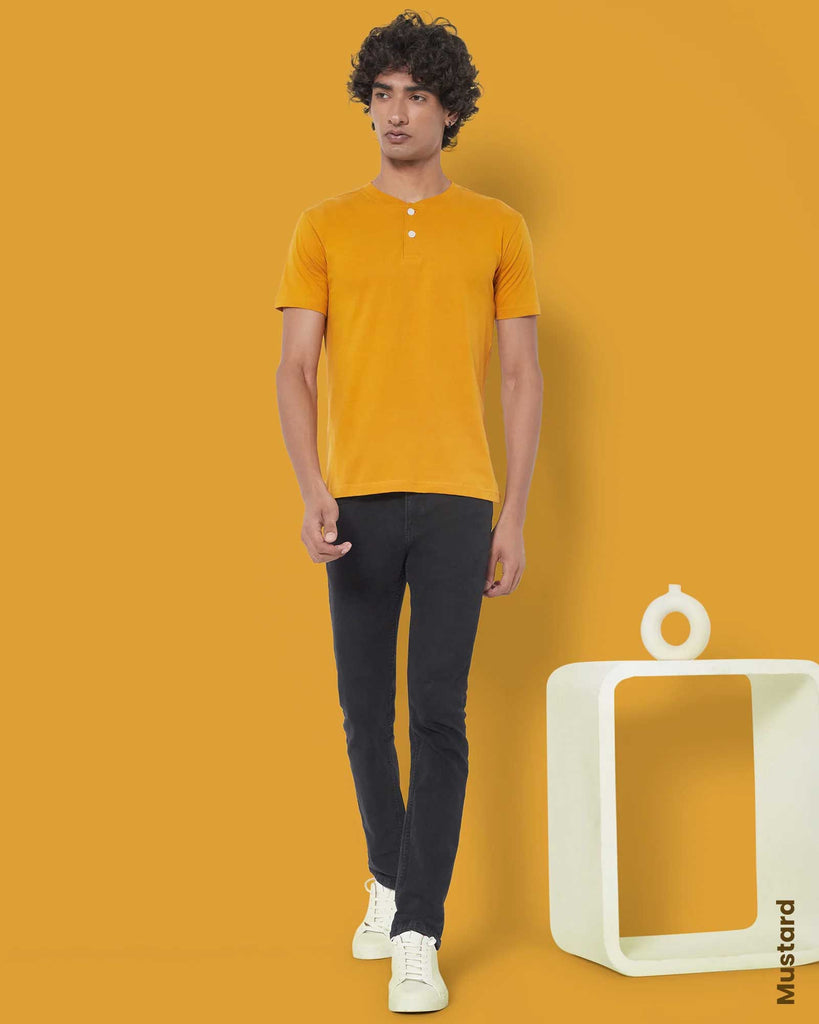 Melangebox Solid Pack of 7: Henley