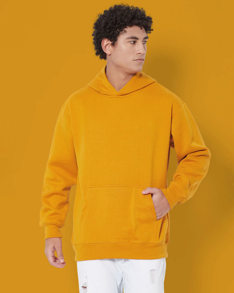 Melangebox Airjet Hoodie: Mustard