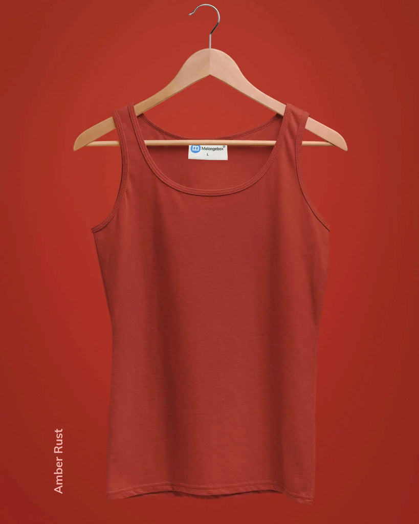 Melangebox Solid Pack of 4: Tank Top