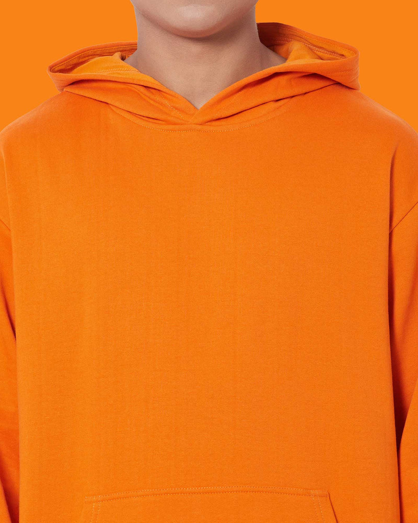 Melangebox Classic Hoodie: Orange
