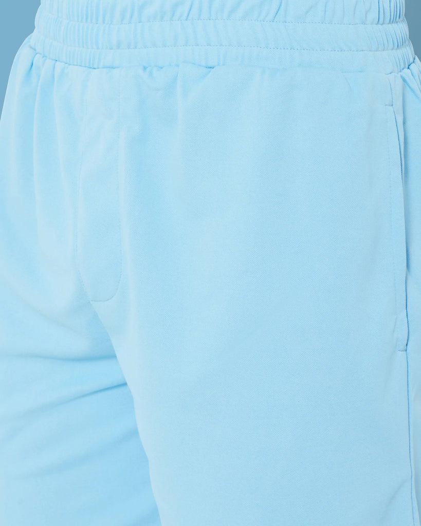 Melangebox Active Shorts : Pearl Blue