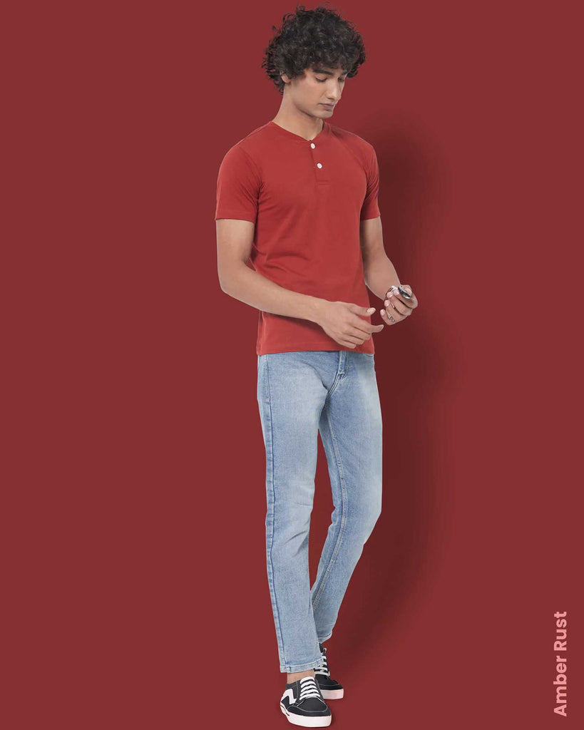 Melangebox Solid Pack of 9: Henley
