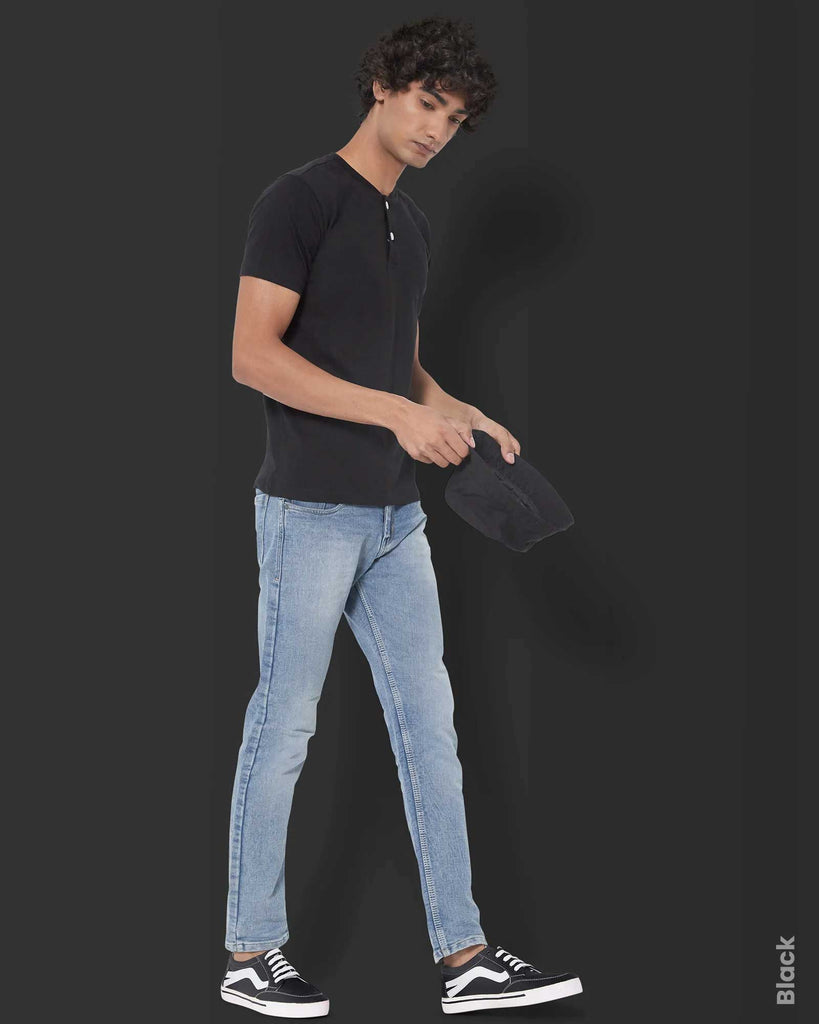 Melangebox Solid Pack of 9: Henley
