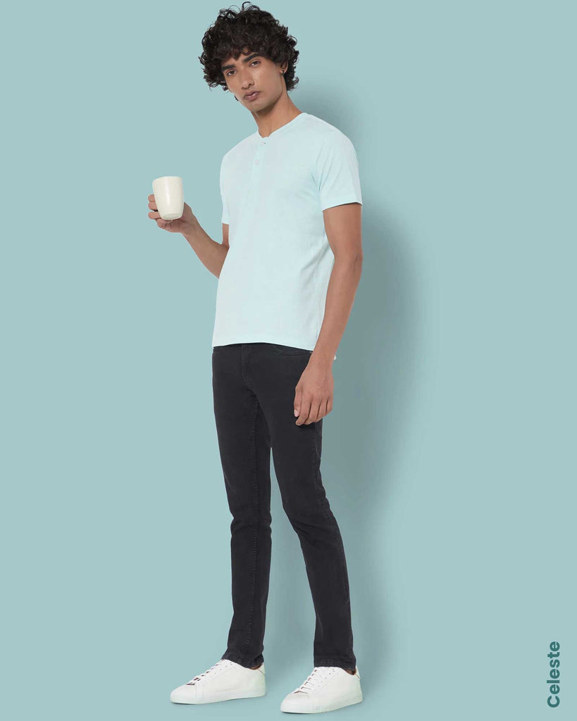 Melangebox Solid Pack of 4: Henley