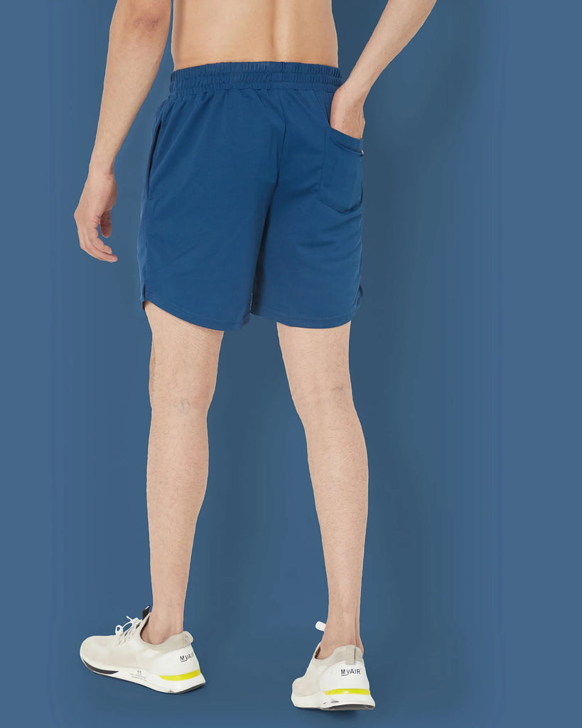 Melangebox Active Shorts : Prussian Blue