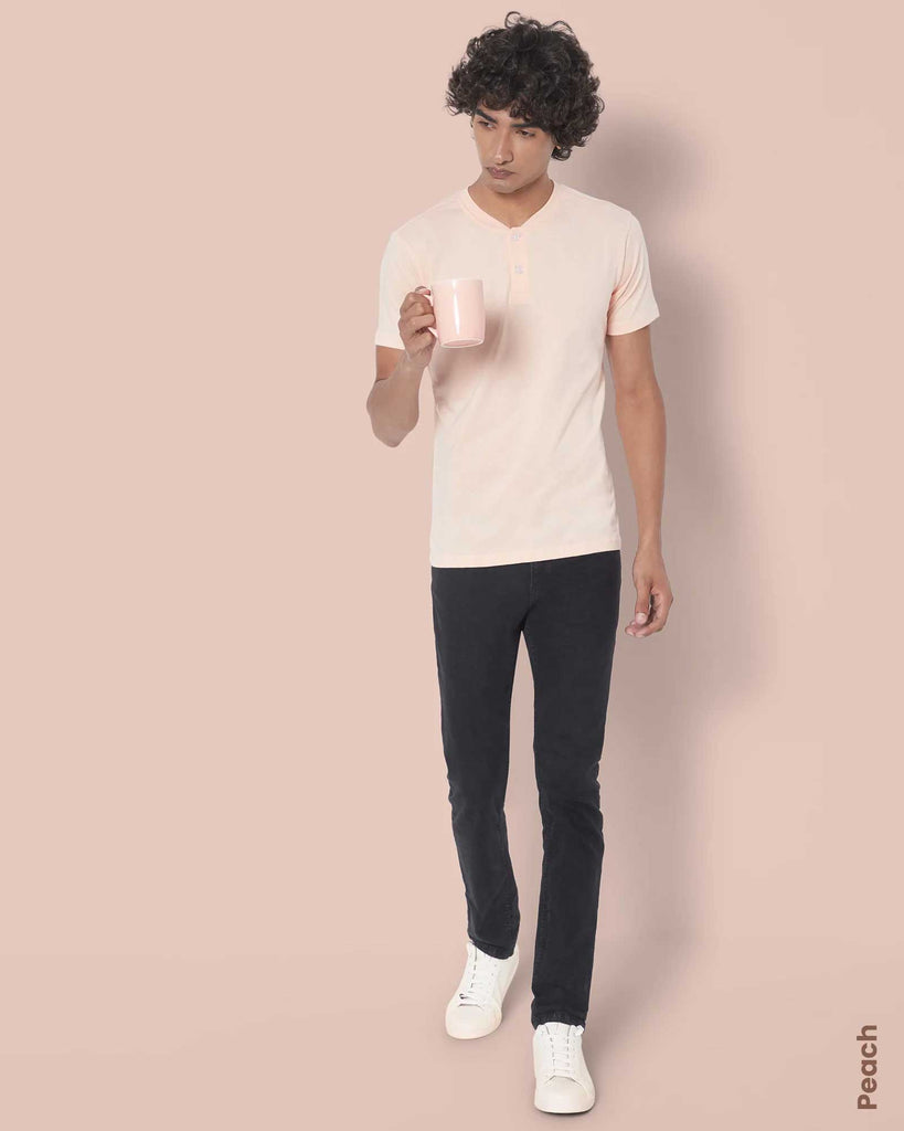 Melangebox Solid Pack of 4: Henley
