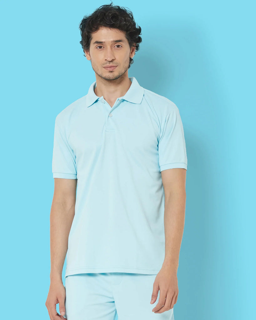 Melangebox Active Polo : Aquatic Blue