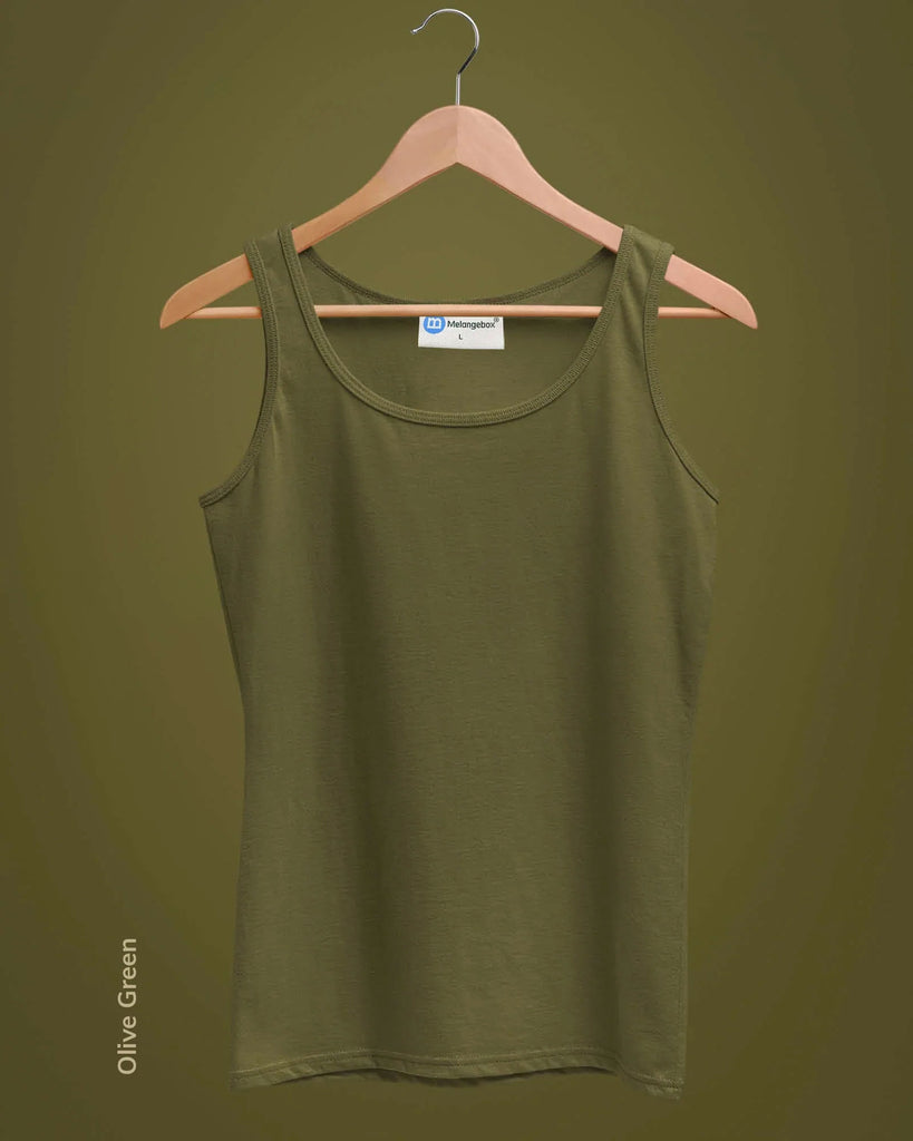 Melangebox Solid Pack of 12: Tank Top