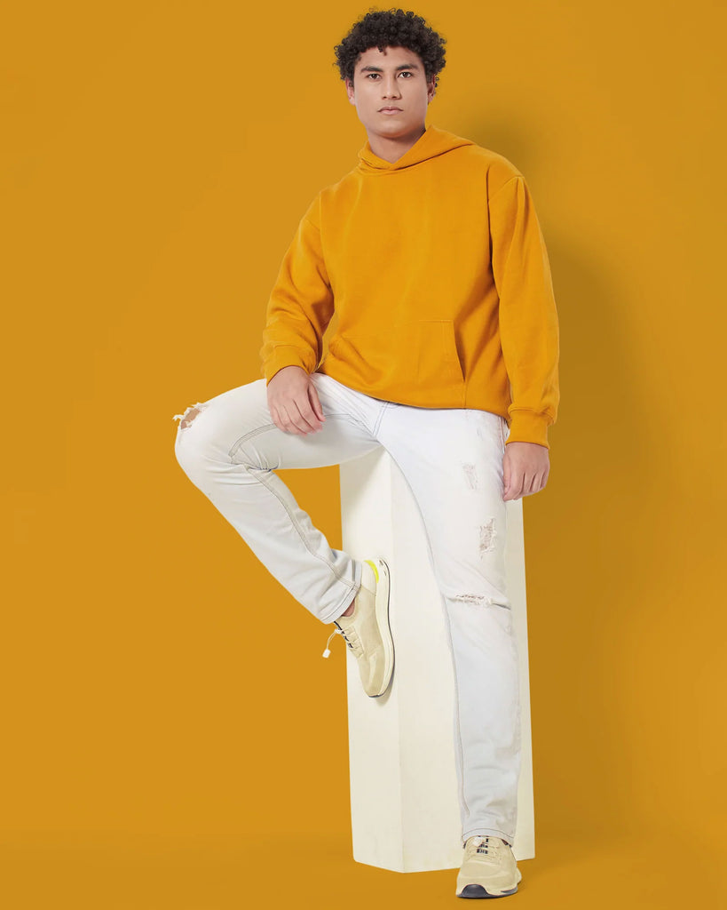 Melangebox Airjet Hoodie: Mustard