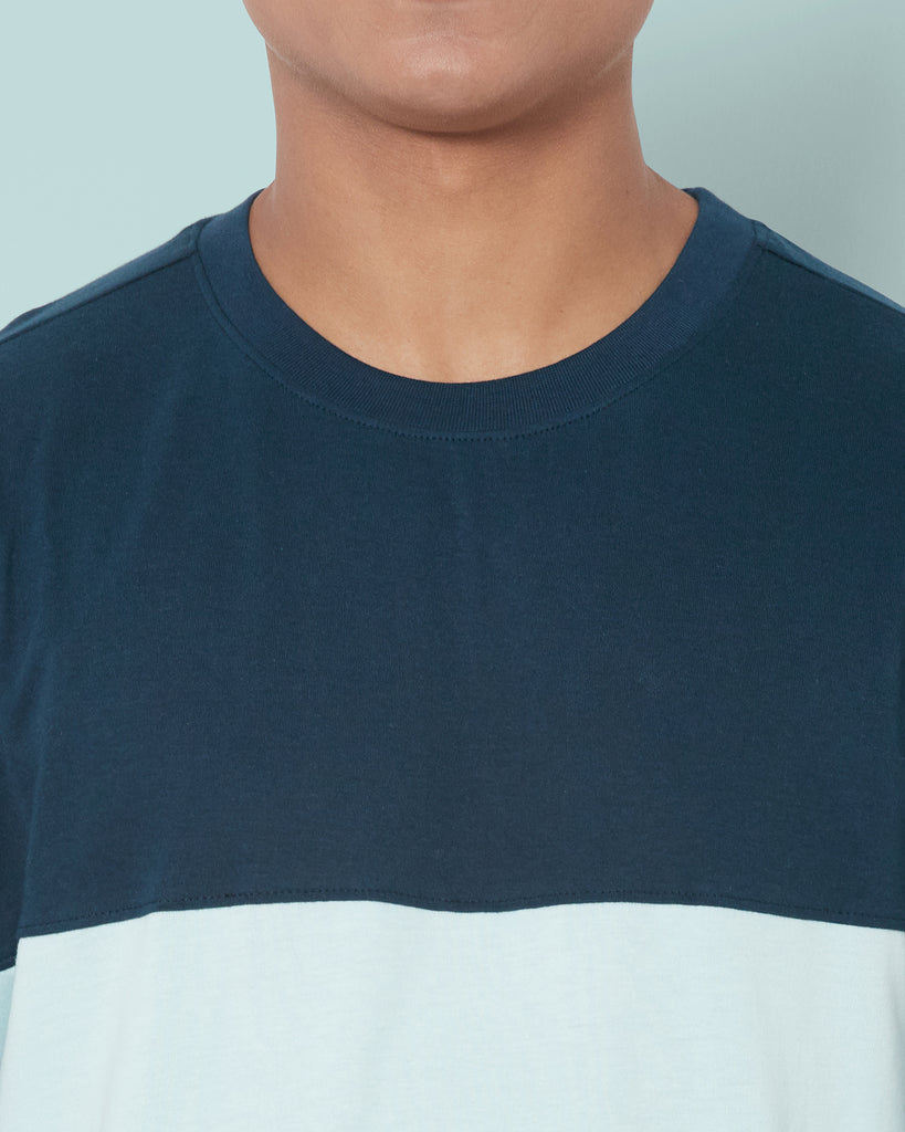 Melangebox Dropshoulder Crew Neck: Cityscapes