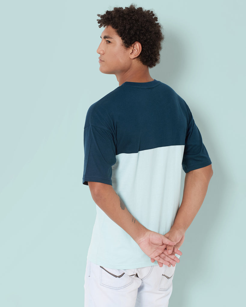 Melangebox Dropshoulder Crew Neck: Cityscapes